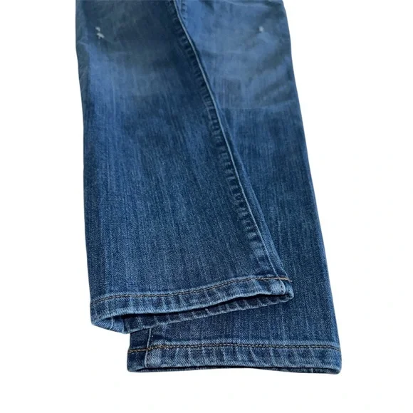 Ann Taylor Loft Women’s Dark Wash Denim Relaxed Fit Skinny Jean Size 26/2 - Picture 7 of 12